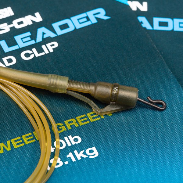 Cling-On Fused Lead Clip Leader Weed 1m - Nash - immagine 3
