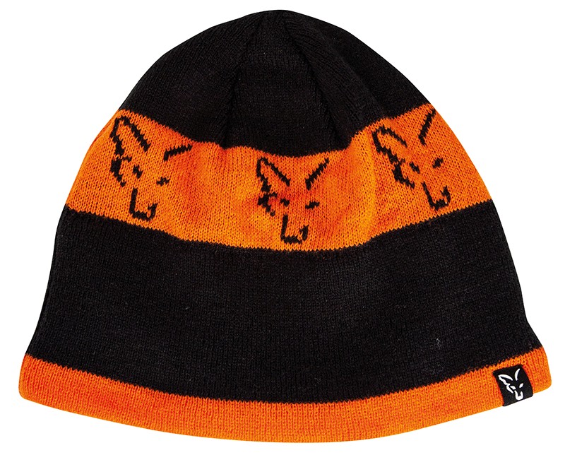Black/Orange Beanie - Fox - immagine 2