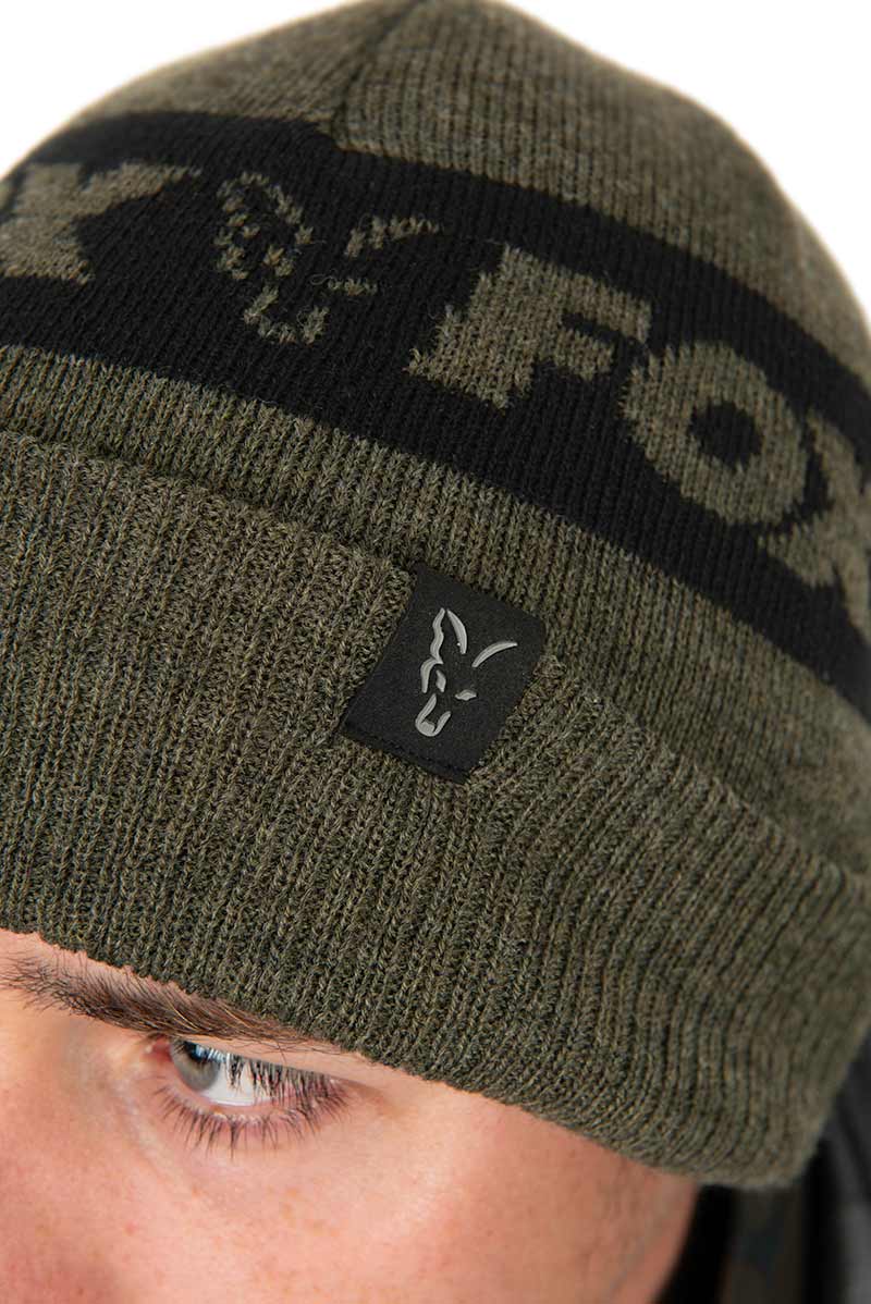 Beanie Hat Green & Black - Fox - immagine 2