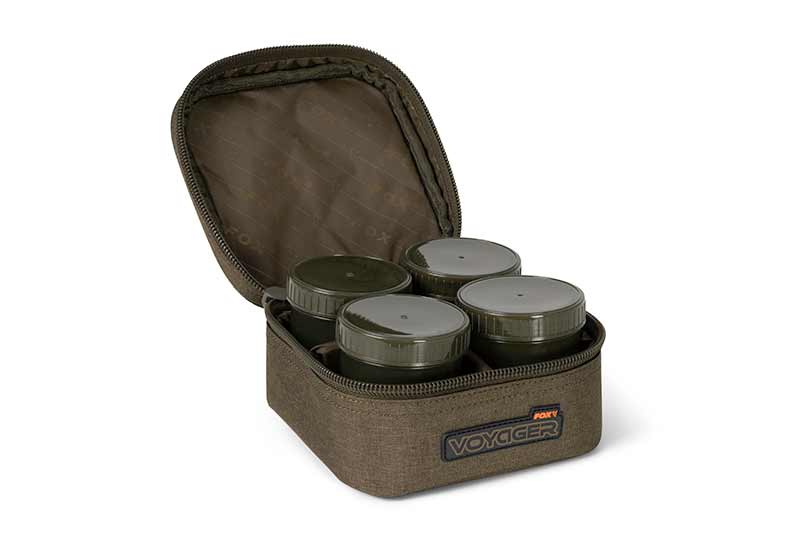 Voyager 6 Pot Hookbait Case - Fox - immagine 2