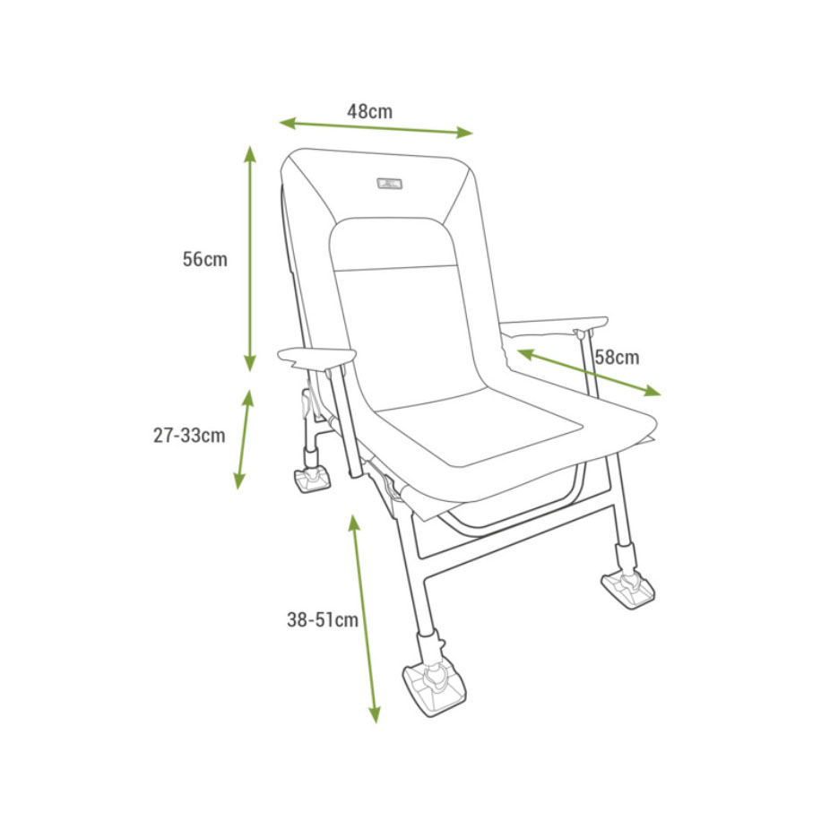 Deluxe Chair Supa Lite Stretch - Korum - immagine 2