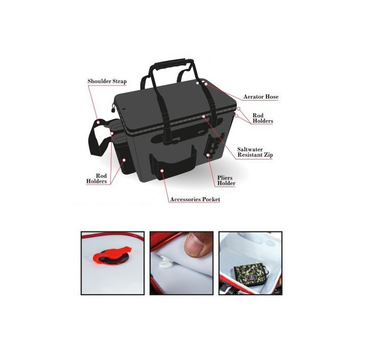 Tank Bag 52cm White - Molix - immagine 2