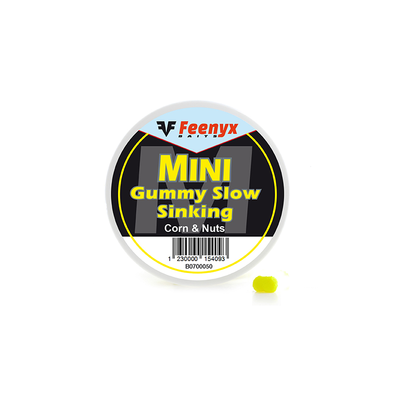 MINI Gummy Slow Sinking 3,5mm - Feenyx Bait - immagine 2