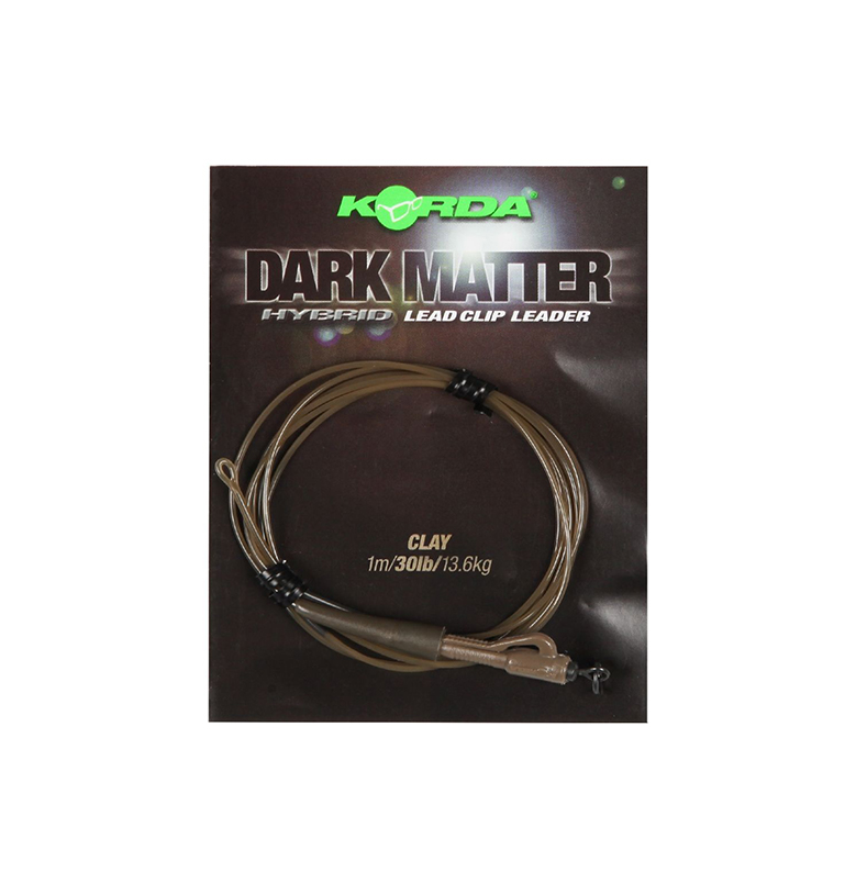 Dark Matter Leader Hybrid Clip 40lb 1mt - Korda - immagine 2