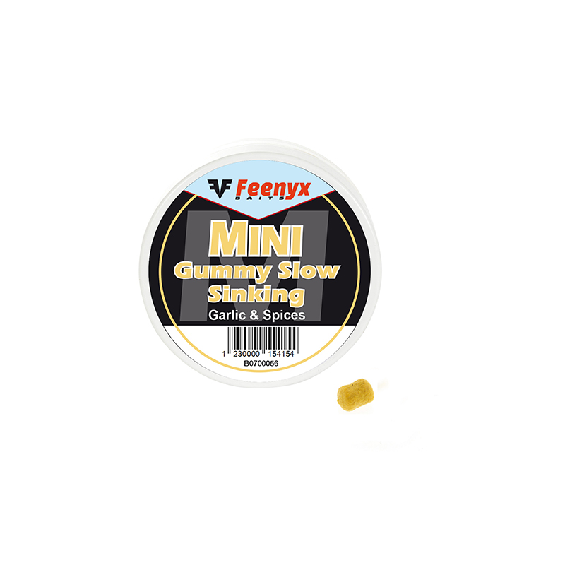 MINI Gummy Slow Sinking 3,5mm - Feenyx Bait - immagine 6