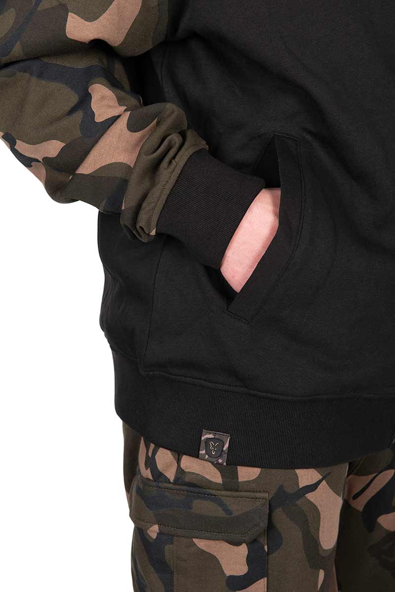 LW BLack / Camo Split Zip Hoody - Fox - immagine 4