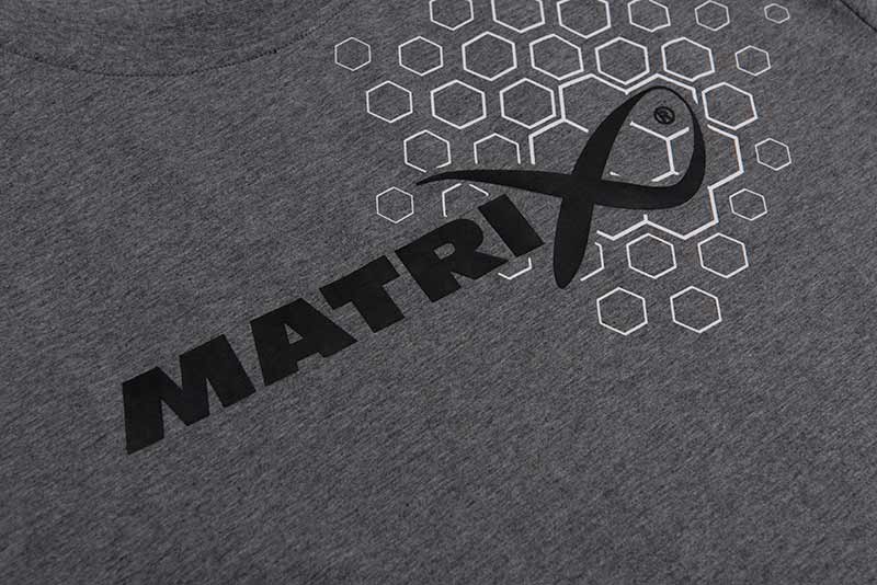 Hex Print T-Shirt Grey - Matrix - immagine 3