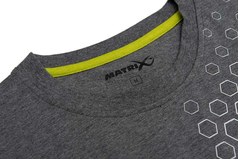 Hex Print T-Shirt Grey - Matrix - immagine 5