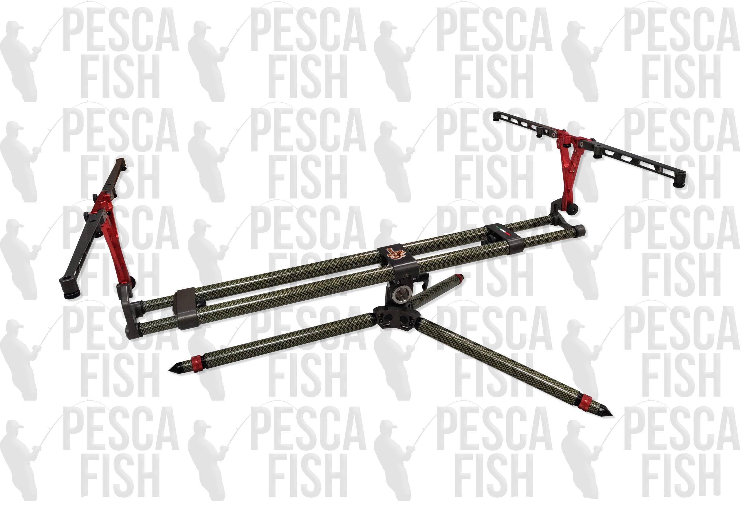 Rod Pod 5 Rod Salamander 3.0 Carbon/Kevlar - Salamander - immagine 4