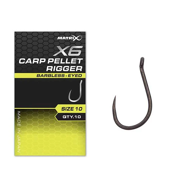 X6 - Carp Pellet Rigger Hooks