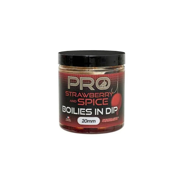 boilies in dip starbaits straw berry spice